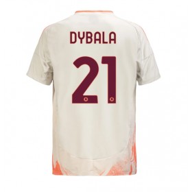 AS Roma Paulo Dybala #21 Borta Kläder 2024-25 Kortärmad